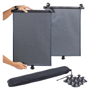 Tout nouveau pare-soleil de fenêtre de voiture pare-soleil avant rétractable pour voiture Sunsahde rétractable manuel bloquant la protection solaire - Product Image 6