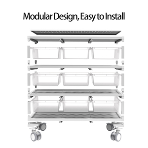 NS86 Grand rack empilable pour reptiles et serpents, armoire de reproduction ventilée en aluminium 6061, gain de place pour les amateurs de reptiles - Product Image 5