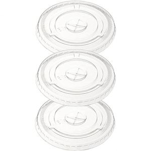 Tapa Plástica Transparente de 90, 92, 96 y 98 mm de Diámetro para Vasos de Té con Leche y Boba - Product Image 1