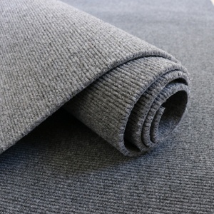 Événement Exposition commerciale Aiguille Non Tissé Lavable Nervuré Tapis De Sol Antidérapant Colle Injection Tapis <span class=keywords><strong>Rouleau</strong></span> - Product Image 1