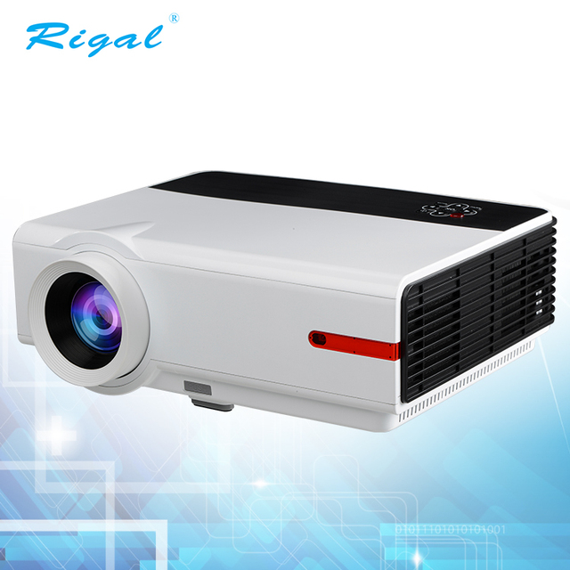 1080P LED Projector 3D Blu-ray Player Home Theater LCD with Wireless System and 2500 Lumina Brightness