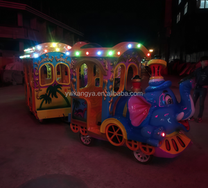 <span class=keywords><strong>Tren</strong></span> Eléctrico Sin Rieles KANGYA ET01, Atracción Turística Eléctrica para Exteriores, Sin Rieles, para Parques Infantiles, Capacidad >500kg, Gran Venta - Product Image 6