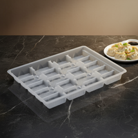 Op maat gemaakte luxe voedselveilige PP blisterverpakking, recyclebaar, 0,3 mm dik, voor chocoladesnacks, voor aangepast merk