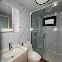 Maison conteneur en acier préfabriquée de luxe moderne, extensible et pliable, de 20, 30 ou 40 pieds, avec salle de bain et cuisine, pour villa