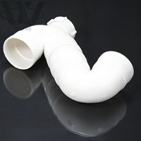 Tuyaux et raccords de drainage en PVC-U blanc en gros d'usine Piège flexible de type S avec port d'inspection