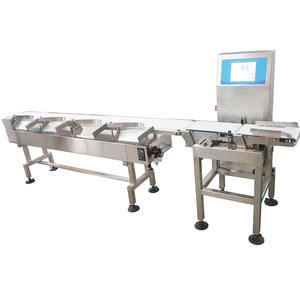 เครื่องตรวจสอบน้ำหนัก Macinte กันน้ำใหม่เครื่องคัดแยกน้ำหนัก6ระดับสำหรับเนื้อสัตว์อาหารทะเล - Product Image 2