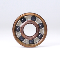 Roulements de skateboard haute performance 608 RS Rose Gold avec balles en céramique Si3N4