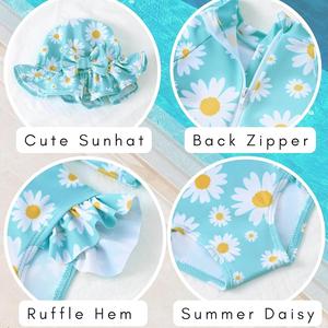 <span class=keywords><strong>Maillot</strong></span> <span class=keywords><strong>de</strong></span> <span class=keywords><strong>bain</strong></span> une pièce à manches longues pour bébé fille, avec chapeau, bandeau, fermeture éclair, <span class=keywords><strong>maillot</strong></span> <span class=keywords><strong>de</strong></span> <span class=keywords><strong>bain</strong></span> <span class=keywords><strong>de</strong></span> plage pour bébé, protection solaire UPF 50 - Product Image 4