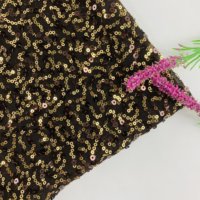 Encaje Bordado, Encaje Francés, Telas de Encaje Elásticas, Encaje con Lentejuelas de Inspiración Africana Negro, Tela de Encaje Marrón Brillante