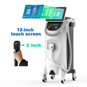Nouvel appareil d'épilation 2-en-1 breveté 808 nm en plastique, sûr et indolore, pour usage corporel complet en salons de beauté, efficace (808+755+1064) - Product Image 2