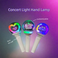 Barra Luminosa LED Langxun de Plástico con Forma Irregular, Batería 3A, Personalizable, Estilo Retro, para Conciertos, Reuniones de Fans, Fiestas