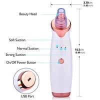 Machine d'élimination des boutons tête noire électrique pores nez aspirateur dissolvant de points noirs nettoyant outil de suppression avec aspiration sous vide