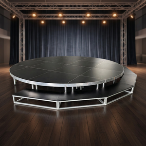 Customize Circle Easy Set up Smart Round Portable Stage Platform wedding Aluminum Stage - Product Image 1