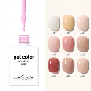 MyBeautyNails-Gel transparente para <span class=keywords><strong>uñas</strong></span>, esmalte <span class=keywords><strong>de</strong></span> <span class=keywords><strong>uñas</strong></span> en Gel <span class=keywords><strong>Rosa</strong></span> Nude, neón, personalizado - Product Image 1