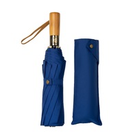 Parapluie pliable de voyage en pongé extra large, de qualité durable, classique, à ouverture et fermeture automatiques, avec revêtement imperméable