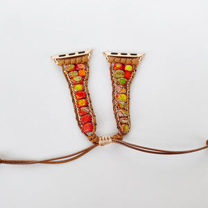 Turquoise Style Multi Perlé <span class=keywords><strong>Bracelet</strong></span> pour <span class=keywords><strong>Apple</strong></span> Montre 41mm 45mm Couleur Agate <span class=keywords><strong>Protection</strong></span> <span class=keywords><strong>Bracelet</strong></span> pour iWatch 7 6 5 - Product Image 5