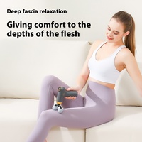 2025 Professionelle Doppelkopf-Massagepistole Hochwertige Tragbare Tiefengewebe-Muskelvibrationsmaschine Handgehaltene Faszienpistole