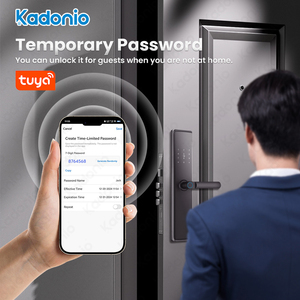 Kadonio Entra Sin Llave En <span class=keywords><strong>La</strong></span> Tarjeta RFID De <span class=keywords><strong>Huella</strong></span> Dactilar Cerradura Inteligente Para Puerta De Aluminio - Product Image 4