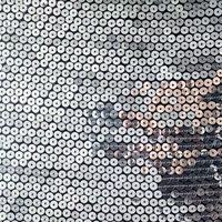 Tissu brocart à paillettes en écailles de poisson de 5 mm, 100% polyester, robes de mariée, robes de soirée formelles, broderie tridimensionnelle pour femmes