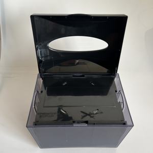 Distributeur moderne <span class=keywords><strong>de</strong></span> serviettes à plis multiples Accès facile Porte-serviettes <span class=keywords><strong>de</strong></span> <span class=keywords><strong>table</strong></span> en plastique ABS <span class=keywords><strong>pour</strong></span> restaurants Cafétérias Distributeur <span class=keywords><strong>de</strong></span> mouchoirs - Product Image 5