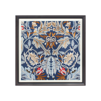 Art Mural Artisanat Tapisserie Panneau Arrière MDF Motif Floral Vintage Exquis Texturé pour Décoration Maison Luxueuse