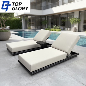 Tumbona Moderna de Aluminio para Exteriores TG, para Hoteles, Piscinas, Solución Integral Comercial, Proveedor de Muebles de Foshan - Product Image 2
