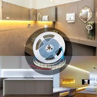 Bande lumineuse LED flexible en cuivre 24V SMD2835, 60 LED/m, RGB, éclairage d'ambiance changeant de couleur, rétroéclairage TV, home cinéma, IP20, CRI80, CE