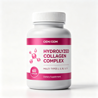 Complément alimentaire en poudre de protéines de collagène hydrolysé pur pour adultes, soin nourrissant pour les cheveux, la peau et les ongles