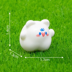 Figurines miniatures mignonnes de tigre et de panda en résine, accessoires de décoration DIY pour aménagement paysager de jardin, motif dessin animé, micro-paysage - Product Image 5