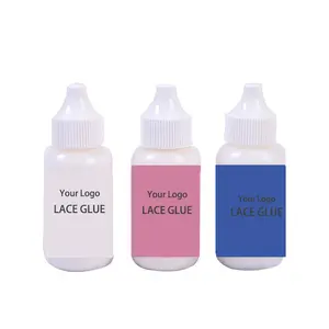 transparent clear glue less human hair wigs curly ice glue gel extensions hair bonding glue for hair human front wigs