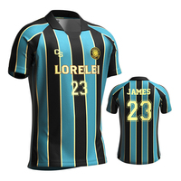 Tenues de football personnalisées pour équipes, design par transfert thermique, manches courtes, respirantes, légères, séchage rapide, ensemble de maillots de football pour club