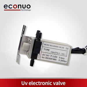 Valvola Solenoide Originale Nuova UV a 3 Vie, Valvola Elettronica 24V 3.8W per Stampanti <span class=keywords><strong>Flora</strong></span>, Gongzheng, Wit Color - Product Image 2