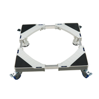 Base mobile robuste 2026 pour machine à laver, support à roulettes pour appareils électroménagers, pièces détachées pour laverie