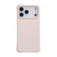 Sıvı silikon kablosuz manyetik telefon iPhone için kılıf 17 hava 16 15 14 13 12 11 Pro Max artı TPU yumuşak pazen katmanlı kapak