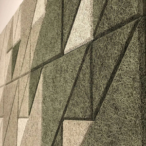 <span class=keywords><strong>Panneau</strong></span> <span class=keywords><strong>acoustique</strong></span> en laine de bois ignifuge NRC 0.8, <span class=keywords><strong>panneau</strong></span> en fibres de bois écologique pour gymnase, piscine, école, appartement - Product Image 2