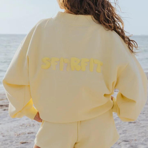 Biểu Tượng Tùy Chỉnh Quần Áo Các Nhà Sản Xuất Bông Lông Cừu 3D In Hoodies Tùy Chỉnh Phun In Áo Cho Phụ Nữ - Product Image 4