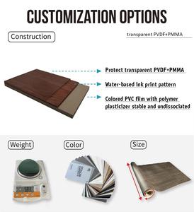 Serie de Telas Decorativas Texturizadas <span class=keywords><strong>para</strong></span> Revestimiento de Paredes, <span class=keywords><strong>Techos</strong></span>, Decoración de Interiores e Instalaciones Creativas PVDF PMMA - Product Image 3