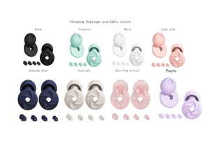 Meilleurs bouchons d'oreilles pour nageurs, noirs, super doux, réutilisables, pour le sommeil, protection auditive - Product Image 6