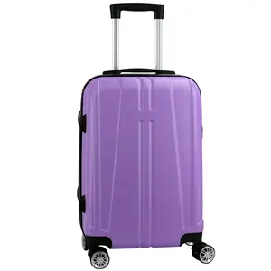 supplier selected water proof airplane luggage travel bags ABS PC 100% Polypropylene hardside rolling trolley suitcase