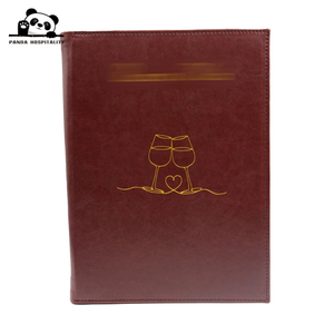 ปกเมนูหนัง PU แบบอัลบั้มรูปภาพ ปั๊มฟอยล์ทองตามสั่ง ปรับแต่งได้ พิมพ์ลายได้ตามต้องการ เปลี่ยนหน้าง่าย แพนด้า โฮสพิทัลิตี้ คัสตอม - Product Image 6