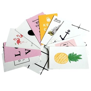 Tarjeta de Felicitación Minimalista Personalizada, Tarjeta de Felicitación de Cartulina Plegable con Mensaje en Blanco - Product Image 2