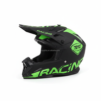 Casque de motocross pour adultes avec lunettes, gants et masque - Casque de moto tout-terrain et VTT DOT/FMVSS-218
