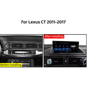 Autoradio 10.25 ''pour Lexus <span class=keywords><strong>CT</strong></span> CT200 2011-2017 Radio Android Navigation GPS Monitor 4G Sim WiFi Wireless CarPlay Auto Head Unit - Product Image 2