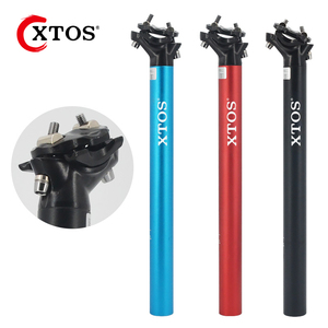 Tija de sillín de aleación de aluminio para bicicleta de montaña XTOS, sillín Shimano de absorción de impactos - Product Image 1