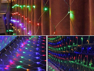 Lumind 2022 <strong>Holiday</strong> Lighting Led Fishing Net Lamp Luces De Navidad Outdoor Colorful <strong>Light</strong> 110V Christmas Decor Mesh <strong>String</strong> <strong>Light</strong> - Product Image 4