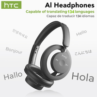 Écouteurs sans fil HTC HP06 AI Translator 6.0 à conception ouverte, compatibles avec les ordinateurs et les téléphones