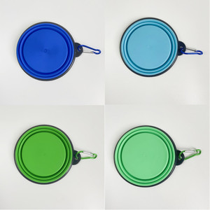 Tazón de agua de viaje para perro y gato, cuencos plegables portátiles con Clip de mosquetón para viajar, senderismo y caminar - Product Image 3