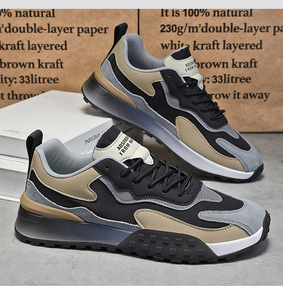 รองเท้าผู้ชาย - รองเท้าลำลองระบายอากาศดี รุ่นใหม่ปี 2026 รองเท้าผู้ชายแฟชั่น รองเท้ากีฬาอเนกประสงค์สำหรับผู้ชาย - Product Image 6