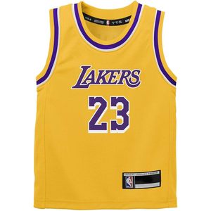 Maillot de basket-ball pour bébé garçon, édition icône jaune, LeBron James 23, Los Angeles Lakers - Product Image 2