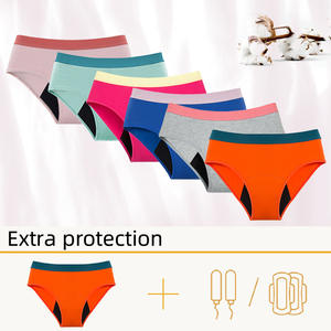 Ropa Interior para Niñas XXS, la Más Vendida, Sólida, para Uso Diario, 6% Algodón, Transpirable, a Prueba de Fugas, Hipoalergénica, para Adolescentes, Menstrual - Product Image 6